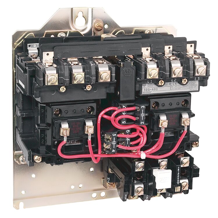 ALLEN BRADLEY 505-BOB реверсивный пускатель NEMA, размер 1