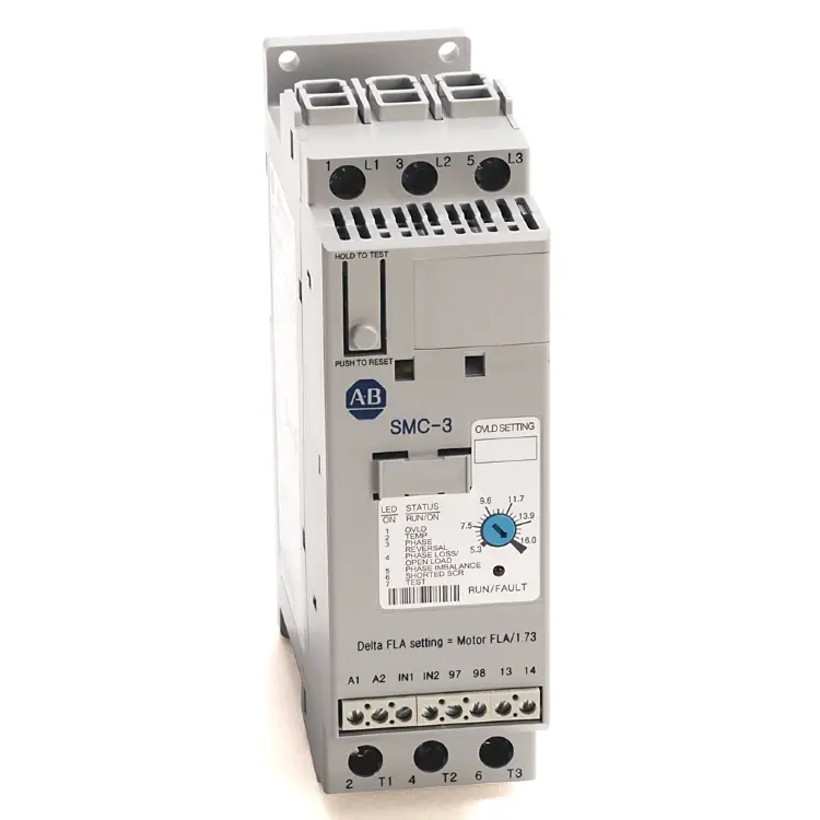 ALLEN BRADLEY 150-C37NBD SMART Умный мотор‑контроллер SMC-3 / твердотельный мягкий пуск SMC‑3 мягкий пускатель (37 A) открытого исполнения