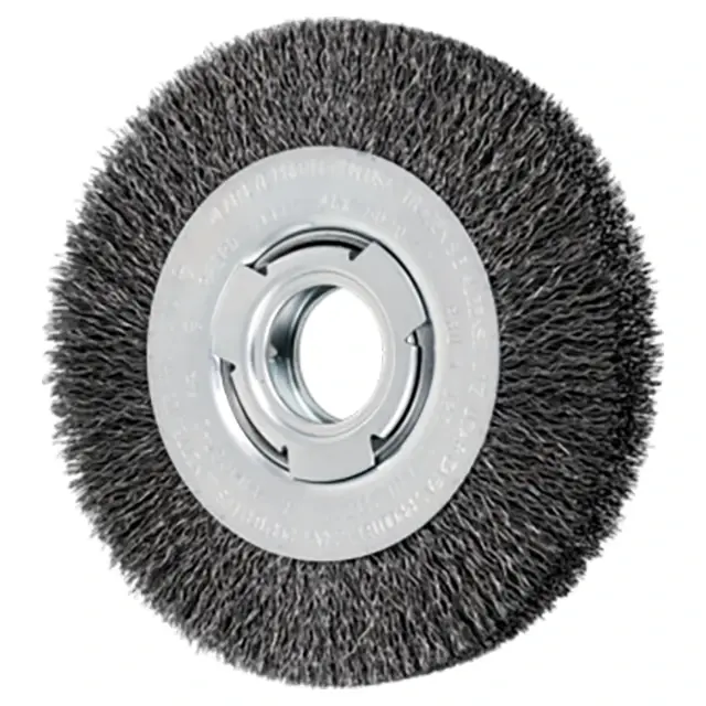 Щетка-круг ADVANCE BRUSH 81116 — 152 мм, проволока углеродистая Ø0.36 мм, средняя (crimped)