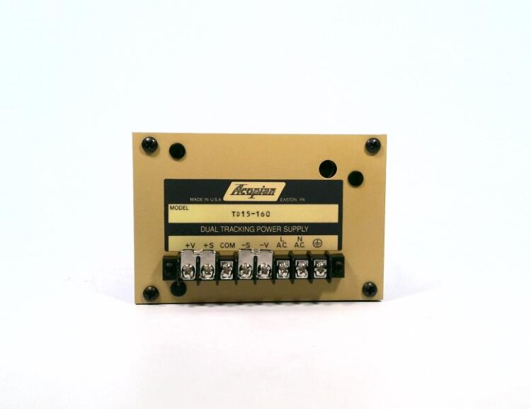 AC&R COMPONENTS INC TD15-160 Двойной синхронный линейный источник питания (линейный, биполярный) TD15-160 — биполярный линейный источник питания ±15В 1.6А (dual tracking)
