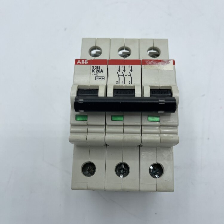 S283-K20 CIRCUIT BREAKER 25AMP 3OLE 277/480VAC