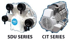 AIRTECH VACUUM SDU-425 Безмасляный поршневой воздушный компрессор Компрессор SDU-425