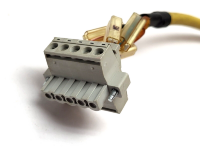 1485R-P1M5-R5 DEVICENET, DEVICENET MEDIA, THICK TRUNK SYSTEM, THIN DROP PATCHCORD, STRAIGHT MINI MALE, TO STRAIGHT MICRO FEMALE, 1485R-P1M5-R5 патч-корд DeviceNet, 1 м, прямой mini male → прямой micro female