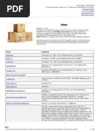 GM35008111 ABUS GM35008111 (GM3 500.8-111)