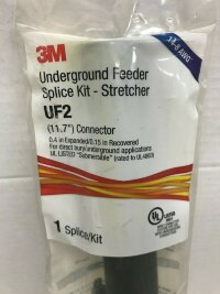 UF2 PRICE / EA, MINBUY(6), UNDERGROUND FEEDER SPLICE KIT - STRETCHER (11.7 CONNECTOR) UF2 PRICE / EA, MINBUY(6), UNDERGROUND FEEDER SPLICE KIT - STRETCHER (11.7 CONNECTOR)
