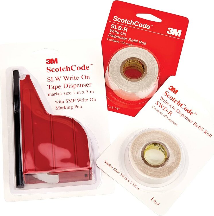 SLS-R WIRE MARKER WRITE-ON REFILL ROLL FOR SLS: 1 X 2.312 LABEL SLS-R рулон маркеров для проводов, пишущий, 1 x 2.312