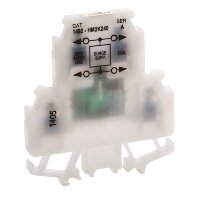 1492-HM2K024 FINGER-SAFE DOUBLE CIRCUIT SURGE SUPPRESSOR BLOCK, 24V AC/DC SURGE SUPPRESSOR, 30 - 12 AWG, WHITE, 1492-HM2K024 FINGER-SAFE двойной блок защиты от перенапряжения, 24V, белый