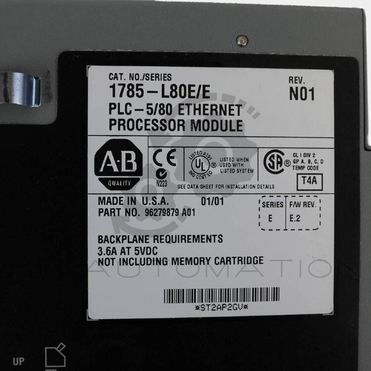 ALLEN BRADLEY 1785-L80E/E PLC-5/80 ПЛК