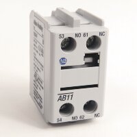 100-FA04 AUXILIARY CONTACT BLOCK, FRONT MOUNTING TO BULLETIN 100-C - CONTACTORS, 4-POLE, 0 N.O. + 4 N.C. 100-FA04 вспомогательный блок контактов, фронтальное крепление к Bulletin 100-C – контакторы, 4-полюсный, 0 Н.О. + 4 Н.З.