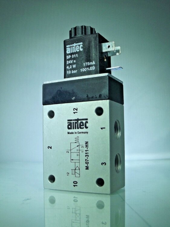 Электромагнитный клапан AIRTEC M-07-311-HN (3/2, NC, G1/4)