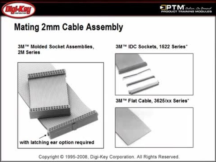 155210-6302-RB WIRE-BOARD CONNECTOR, HEADER, 10WAY, 2MM Разъем плата-провод, штыревой, 10 контактов, шаг 2 мм