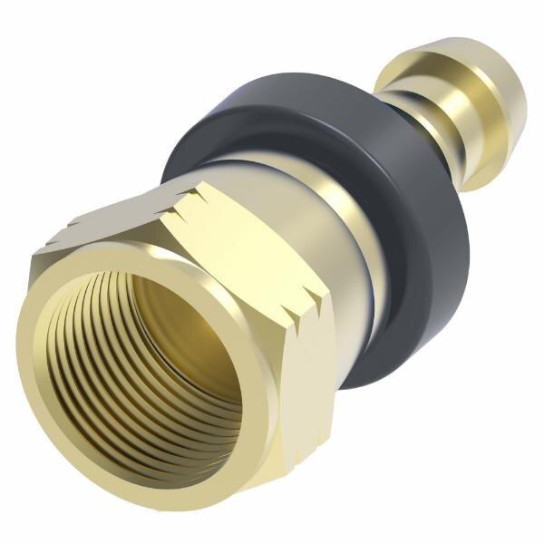 AEROQUIP 4797-5-4B — универсальный безгильзовый фитинг, женский 37/45° JIC/SAE, для шланга ID 1/4