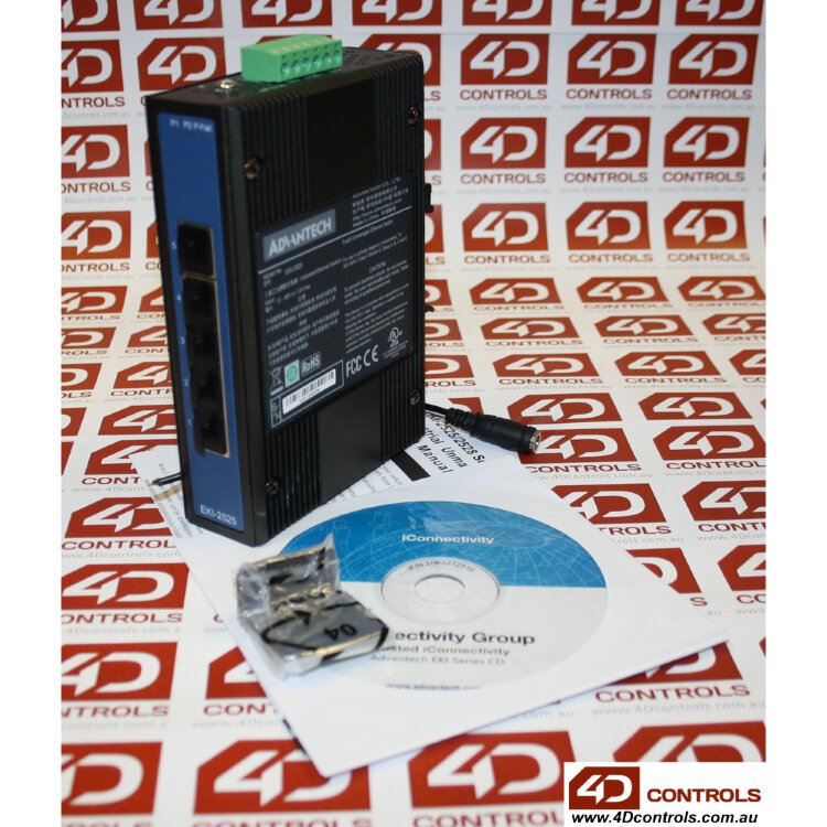 AD EKI-2525-AE неуправляемый промышленный Ethernet-коммутатор Коммутатор AD EKI-2525-AE (5 портов, 10/100 Мбит/с)