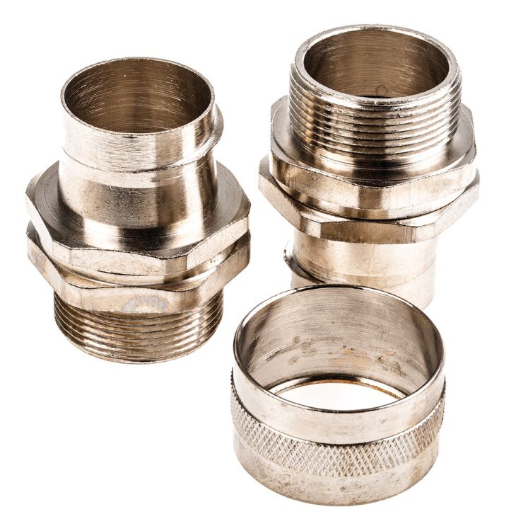 Фитинг вращающийся SP32/M32/B, M32, 32 мм, никелированный латунный (упак. 2 шт.)