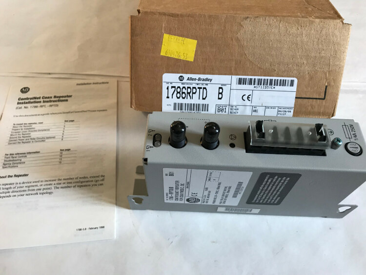 1786-RPTD повторитель ControlNet панельный монтаж коаксиальный