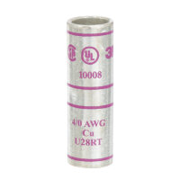 10008 (PRICE/EACH), COPPER STANDARD BARREL CONNECTOR Медный стандартный баррель-коннектор