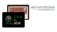 ULCD-43PCT (SGC/GFX) 4.3 480 X 272 LCD MODULE W/ CAPACITIVE TOUCH PICASO ULCD-43PCT (SGC/GFX) 4.3 480 X 272 ЖК-модуль с ёмкостным сенсором PICASO