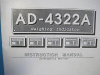 AD-4322A A&D, MKII WEIGHING INDICATOR AD-4322A A&D, MKII ВЕСОВОЙ ИНДИКАТОР