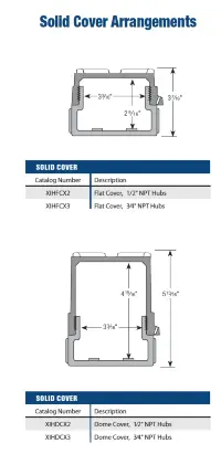XIHX-S7582 Взрывозащищенный корпус (XIHX-S7582), 1/2" NPT