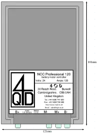 Pro 120 Digital Motor Controller 4QD Pro 120 (Цифровой контроллер двигателя)
