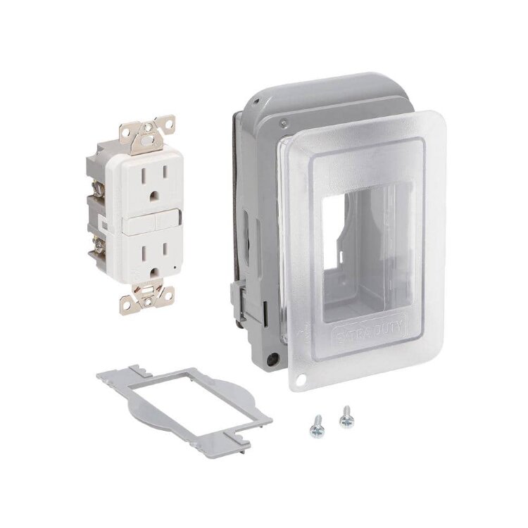 2715 WEATHERPROOF COVER, 1 GANG, GFI WEATHERPROOF COVER, FOR USE WITH GFI 2701 SERIES IN WET LOCATION 2715 WEATHERPROOF COVER, 1 GANG, GFI WEATHERPROOF COVER, FOR USE WITH GFI 2701 SERIES IN WET LOCATION