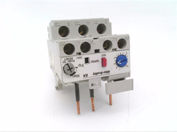 Реле перегрузки ALLEN BRADLEY 193-EA1EB (1.6–5 A, 690 VAC, класс 10, ручной сброс)