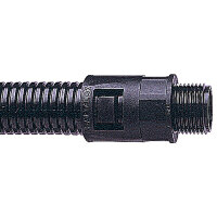 AL13/M16/A/BL Фитинг прямой AL13/M16/A/BL (13 мм, резьба M16, PA66+алюминий, чёрный)