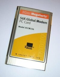 3CCM156 MODEM PC CARD 56K 3CCM156 MODEM PC CARD 56K