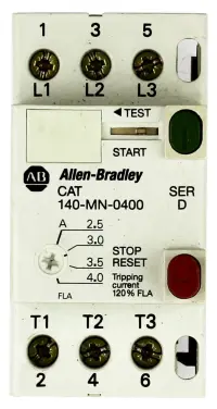 140-MN-0400 Ручной пускатель ALLEN BRADLEY 140-MN-0400