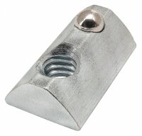 13092 ROLL IN T-NUT SA M6 SLOT10 ZINC PLATED STEEL 13092 ROLL IN T-NUT SA M6 SLOT10 ZINC PLATED STEEL