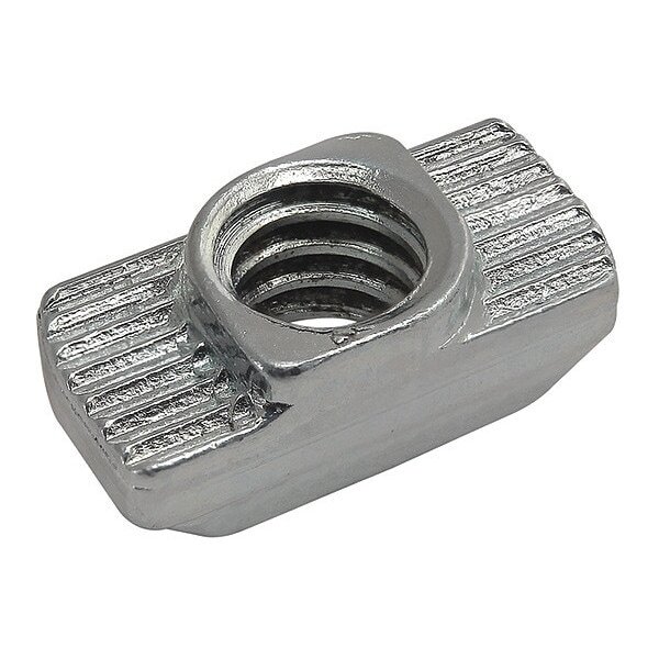 DROP IN T-NUT 1/4-20 SLOT8 ZINC PLATED STEEL