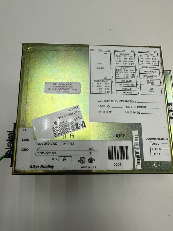 ALLEN BRADLEY 2705-K11C1SP клавиатура ALLEN BRADLEY 2705-K11C1SP