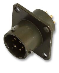 AB0521001210PN00 PLUG, PANEL, 10WAY, CONNECTOR TYPE:CIRCULAR INDUSTRIAL, CONNECTOR BODY MATERIAL:ALUMINIUM, GENDER:RECEPTACLE, C Разъём панельный 10-контактный, круглый, алюминиевый, розетка