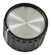 PKG100B1/4 Ручка ALCOSWITCH PKG100B1/4, ребристая, 6.35 мм, чёрная