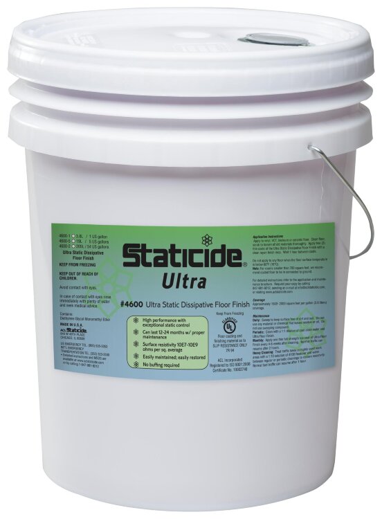 ACL 4600-5 Staticide Ultra — антистатический напольный финиш, 5 гал