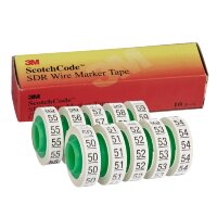 SDR-L WIRE MARKER TAPE REFILL ROLL: LETTER - L Сменный рулон ленты для маркировки проводов SDR-L, буква L