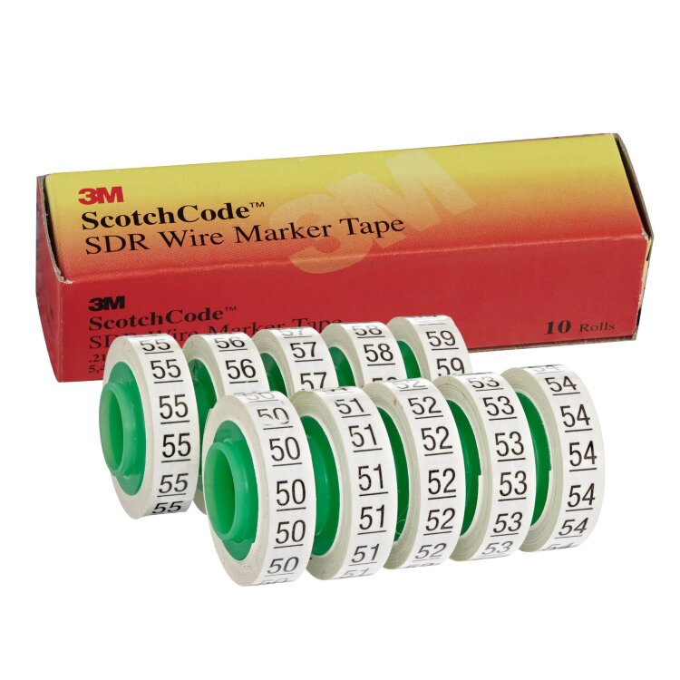 SDR-L WIRE MARKER TAPE REFILL ROLL: LETTER - L Сменный рулон ленты для маркировки проводов SDR-L, буква L