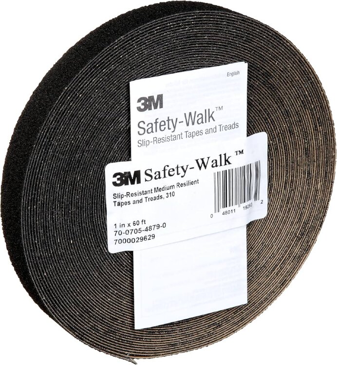 310 BLACK 48 X 60', (PRICE/EACH), MEDIUM RESILIENT TREADS-ROLLS 48 X 60 310 BLACK 48 x 60' ролл