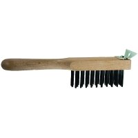 85071 ADVANCE BRUSH 85071 — жесткая щетка со скребком, 11 in, 4x11, углеродистая проволока, деревянная ручка