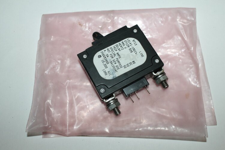 AIRPAX LELK1-1REC4-27129-939 — 40 A, 1-полюсный гидромагнитный автоматический выключатель, 80 V DC