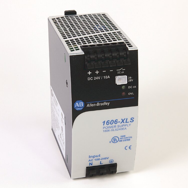 Блок питания ALLEN BRADLEY 1606XLS240EC, 24–28 V DC, 10 A, 240 W, conformal coated